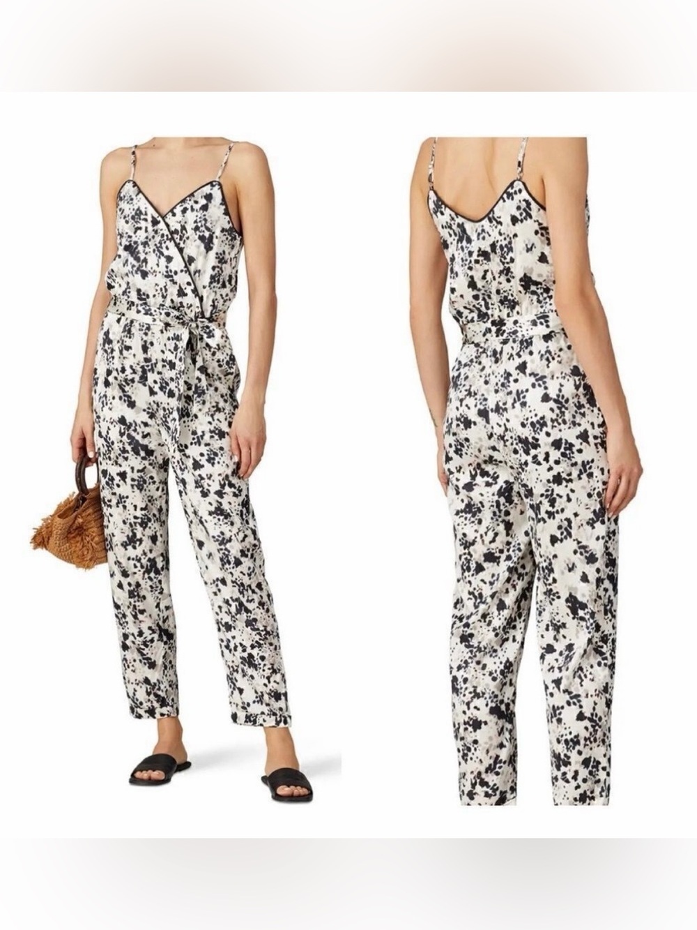 525 America silk jumpsuit S
